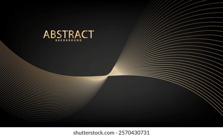 Dynamic shape composition. Minimal geometric background. Vector template design. Abstract Modern Line. Curvy geometric lines wave pattern texture on colorful. Vector graphic illustration template.