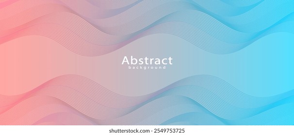 Dynamic shape composition. Vector template design. Abstract Modern Line. Curvy geometric lines wave pattern texture on colorful. Vector graphic illustration template. 