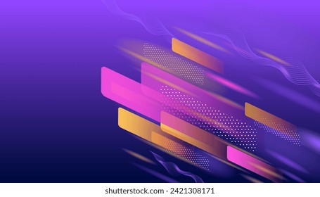 Dynamic shape layout design for a championship, tournament, or event. Background in sports