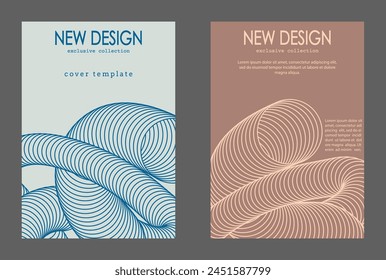 The dynamic shape of the parallel lines creates the illusion of volume. Three-dimensional spiral effect. A design element for creative ideas
