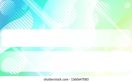 Dynamic shapes composition with Abstract Shiny Waves, Lines, Circle, Space for Text. For Template Cell Phone Backgrounds, Landing Page. Vector Illustration.