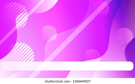 Dynamic shapes composition with Abstract Shiny Waves, Lines, Circle, Space for Text. For Template Cell Phone Backgrounds, Landing Page. Vector Illustration.