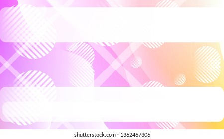 Dynamic shapes composition with Abstract Shiny Waves, Lines, Circle, Space for Text. For Template Cell Phone Backgrounds, Landing Page. Vector Illustration.