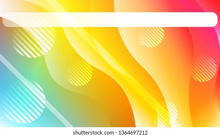 Dynamic shapes composition with Abstract Shiny Waves, Lines, Circle, Space for Text. For Template Cell Phone Backgrounds, Landing Page. Vector Illustration.