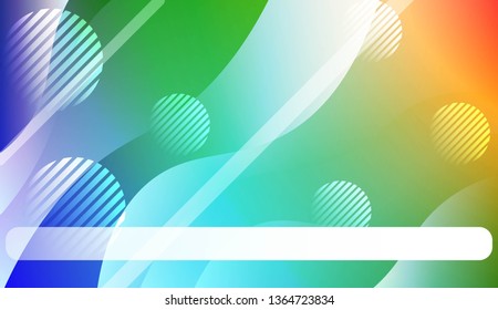 Dynamic shapes composition with Abstract Shiny Waves, Lines, Circle, Space for Text. For Template Cell Phone Backgrounds, Landing Page. Vector Illustration.