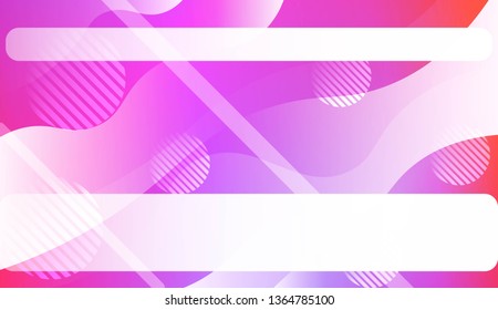 Dynamic shapes composition with Abstract Shiny Waves, Lines, Circle, Space for Text. For Template Cell Phone Backgrounds, Landing Page. Vector Illustration.