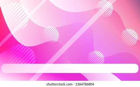Dynamic shapes composition with Abstract Shiny Waves, Lines, Circle, Space for Text. For Template Cell Phone Backgrounds, Landing Page. Vector Illustration.