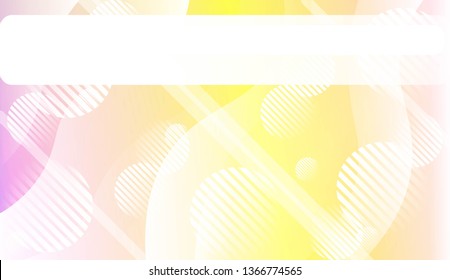 Dynamic shapes composition with Abstract Shiny Waves, Lines, Circle, Space for Text. For Template Cell Phone Backgrounds, Landing Page. Vector Illustration.