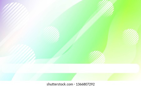 Dynamic shapes composition with Abstract Shiny Waves, Lines, Circle, Space for Text. For Template Cell Phone Backgrounds, Landing Page. Vector Illustration.