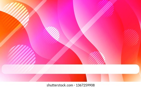 Dynamic shapes composition with Abstract Shiny Waves, Lines, Circle, Space for Text. For Template Cell Phone Backgrounds, Landing Page. Vector Illustration.