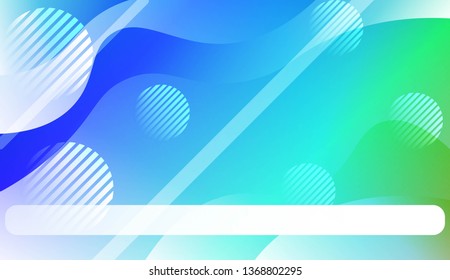 Dynamic shapes composition with Abstract Shiny Waves, Lines, Circle, Space for Text. For Template Cell Phone Backgrounds, Landing Page. Vector Illustration.