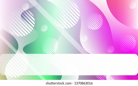 Dynamic shapes composition with Abstract Shiny Waves, Lines, Circle, Space for Text. For Template Cell Phone Backgrounds, Landing Page. Vector Illustration.