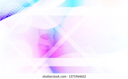 Dynamic shapes composition with Abstract Shiny Waves, Lines, Circle, Space for Text. For Template Cell Phone Backgrounds. Vector Illustration with Color Gradient
