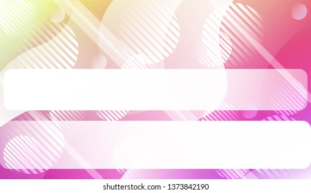 Dynamic shapes composition with Abstract Shiny Waves, Lines, Circle, Space for Text. For Template Cell Phone Backgrounds, Landing Page. Vector Illustration.
