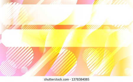Dynamic shapes composition with Abstract Shiny Waves, Lines, Circle, Space for Text. For Template Cell Phone Backgrounds. Vector Illustration with Color Gradient