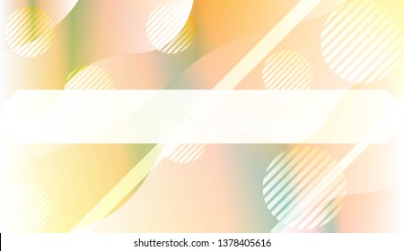 Dynamic shapes composition with Abstract Shiny Waves, Lines, Circle, Space for Text. For Template Cell Phone Backgrounds. Vector Illustration with Color Gradient