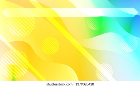 Dynamic shapes composition with Abstract Shiny Waves, Lines, Circle, Space for Text. For Template Cell Phone Backgrounds. Vector Illustration with Color Gradient
