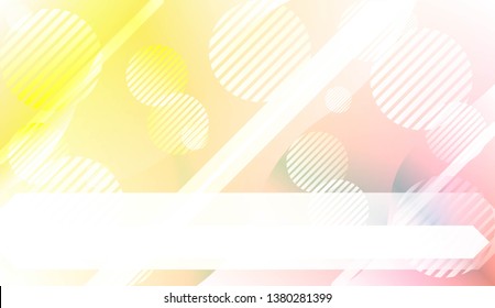Dynamic shapes composition with Abstract Shiny Waves, Lines, Circle, Space for Text. For Template Cell Phone Backgrounds. Vector Illustration with Color Gradient