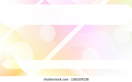Dynamic shapes composition with Abstract Shiny Waves, Lines, Circle, Space for Text. For Template Cell Phone Backgrounds. Vector Illustration with Color Gradient