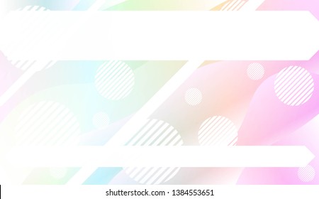 Dynamic shapes composition with Abstract Shiny Waves, Lines, Circle, Space for Text. For Template Cell Phone Backgrounds. Vector Illustration with Color Gradient