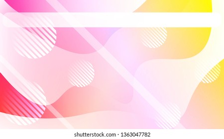 Dynamic shapes composition with Wave Abstract Background. Design For Your Header Page, Ad, Poster, Banner. Vector Illustration.