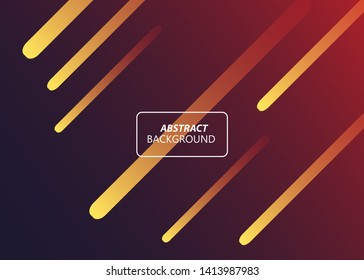 Dynamic shapes. Modern shapes background with color gradient composition