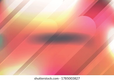 Dynamic shapes on multicolor blurred background. Modern business design template wallpaper. Vector illustration eps10