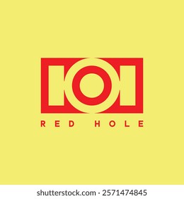Dynamic sharp edged monogram style. 