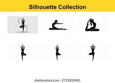 Dynamic Silhouette Action Dance yoga collection