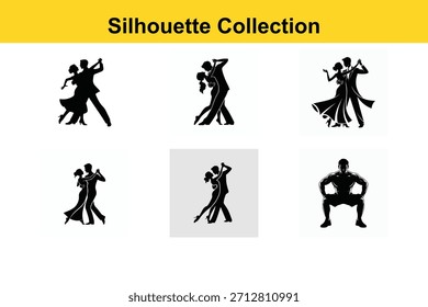 Silueta dinámica Acción Danza yoga colección