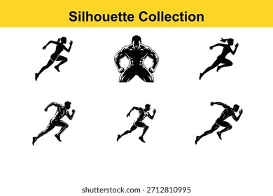 Silueta dinámica Acción Danza yoga colección