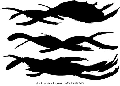 Dynamic, Simple, Wave, Ink Painting, Illustration, Vector
