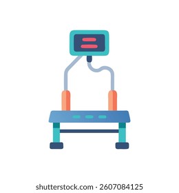 Dynamic Smart Weighted Jump Trainer Icon for Workouts. Design of Fitness and Gym Icons.