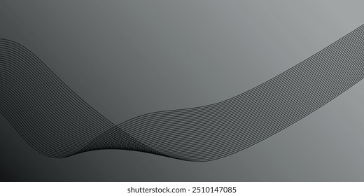  Dynamic sound wave. Design element. Vector illustration.