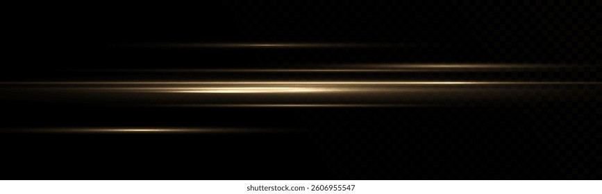 
Dynamic speed lines, yellow light. Flash of light. Laser light. Light effect.