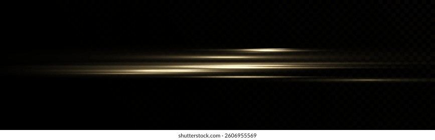 
Dynamic speed lines, yellow light. Flash of light. Laser light. Light effect.