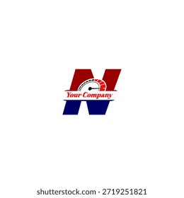 Indicador de velocímetro dinámico integrado con forma de letra X. Perfecto para la marca automotriz, temas de rendimiento, iconos de tablero e identidad de velocidad