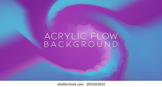 Dynamic Spiral Background Colorfull Spiral. Vector Wallpaper Abstract Texture Acrylic Paint.