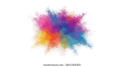 Dynamic splash of colorful powder creating an energetic and vibrant visual effect in a burst of bright hues.