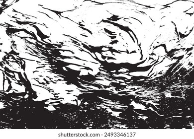 Dynamic Splashes on Textured Black And White Paint Abstract Background  