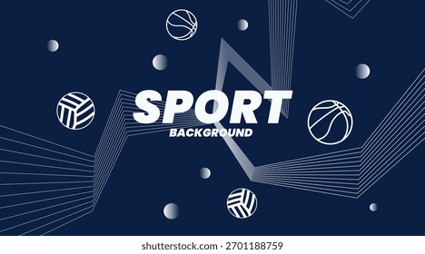 Plantilla dinámica del fondo del deporte con el cepillo Abstractas y el diseño colorido de la superposición