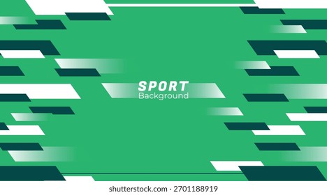 Dynamic Sport Background Template with Abstract Brush and Colorful Overlap Design