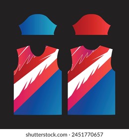 Dynamic Sports Jersey Design for Football, Soccer, Racing, Gaming
