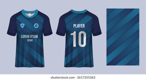 Dynamic Sports Jersey Layout Printing