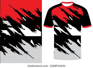 Vector de diseño de camisetas de Jersey para deportes dinámicos para deportistas y fanáticos