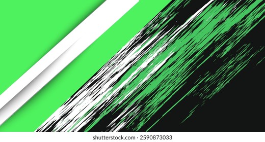 Dynamic sports themed background with geometric shapes and vibrant green. High quality sport background with trendy style, perfect for sports events, poster, banner