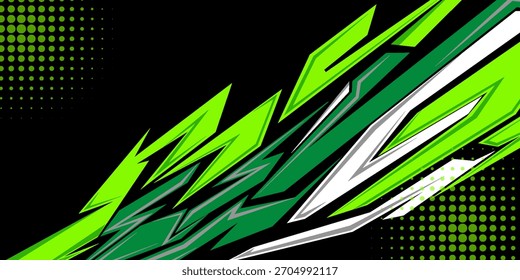 Dynamic sports themed background with geometric shapes and vibrant green. High quality sport background with trendy style, perfect for sports events, poster, banner