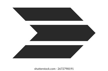 Diseño dinámico de signo de cursor rayado