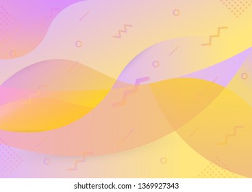 Dynamic style 3D shapes background. Abstract vector background with 3D style.vector illustration.
