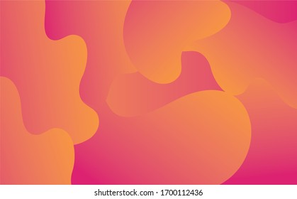 Dynamic style banner design with fluid orange gradient elements. Creative illustration for poster, web, landing, page, cover, ad, greeting, card, social media, promotion.